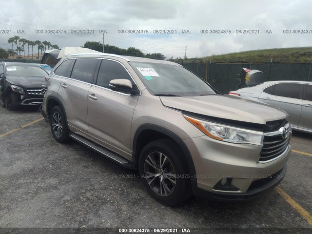 TOYOTA HIGHLANDER 2016 5tdkkrfh8gs122486