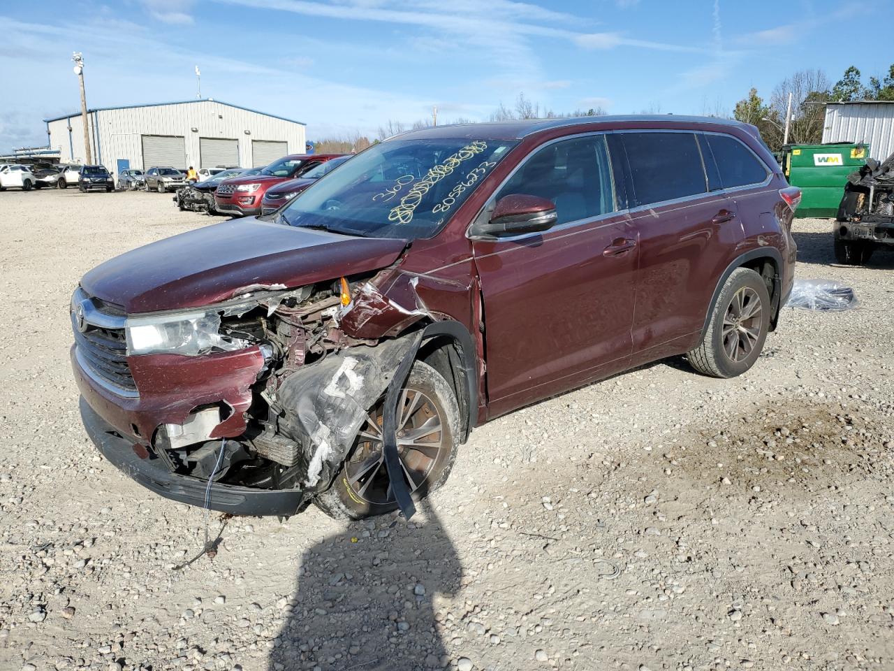 TOYOTA HIGHLANDER 2016 5tdkkrfh8gs142799