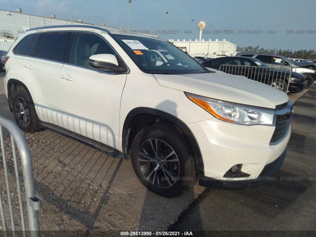 TOYOTA HIGHLANDER 2016 5tdkkrfh8gs164771