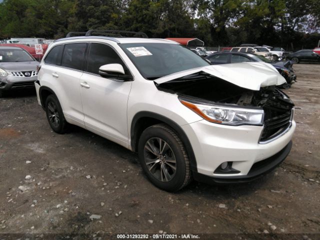 TOYOTA HIGHLANDER 2016 5tdkkrfh8gs165192