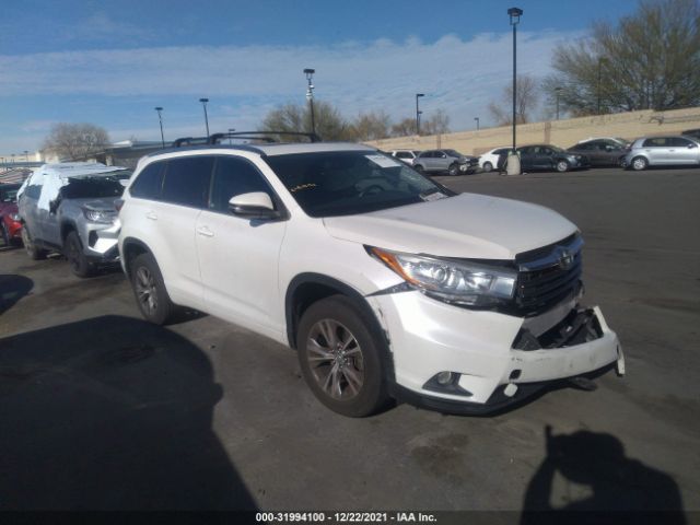 TOYOTA HIGHLANDER 2015 5tdkkrfh9fs105601