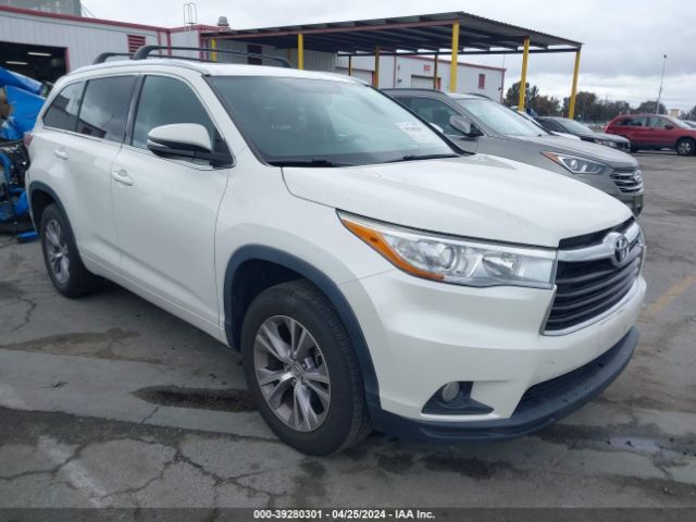 TOYOTA HIGHLANDER 2015 5tdkkrfh9fs113133