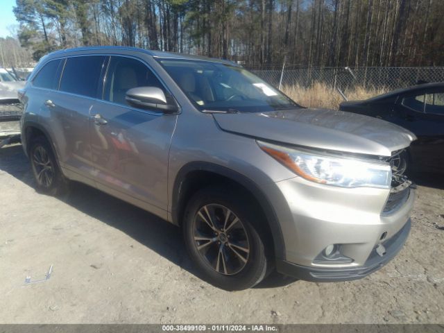 TOYOTA HIGHLANDER 2016 5tdkkrfh9gs130094