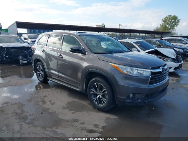 TOYOTA HIGHLANDER 2016 5tdkkrfh9gs177223