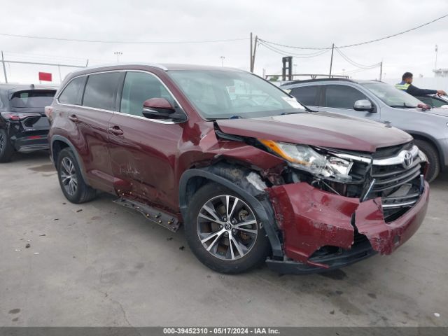 TOYOTA HIGHLANDER 2016 5tdkkrfh9gs185385