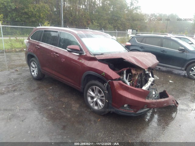 TOYOTA HIGHLANDER 2014 5tdkkrfhxes037811