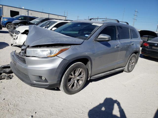 TOYOTA HIGHLANDER 2015 5tdkkrfhxfs063472