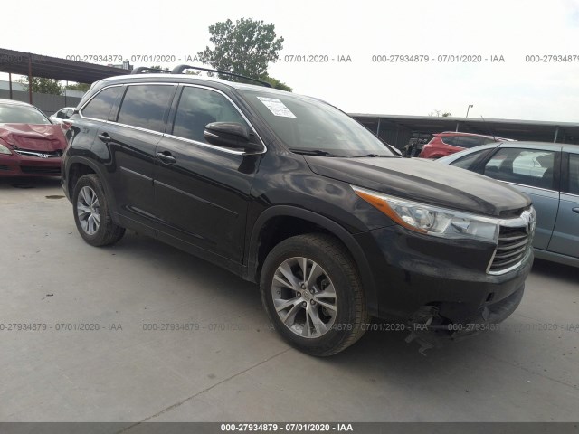 TOYOTA HIGHLANDER 2015 5tdkkrfhxfs080109