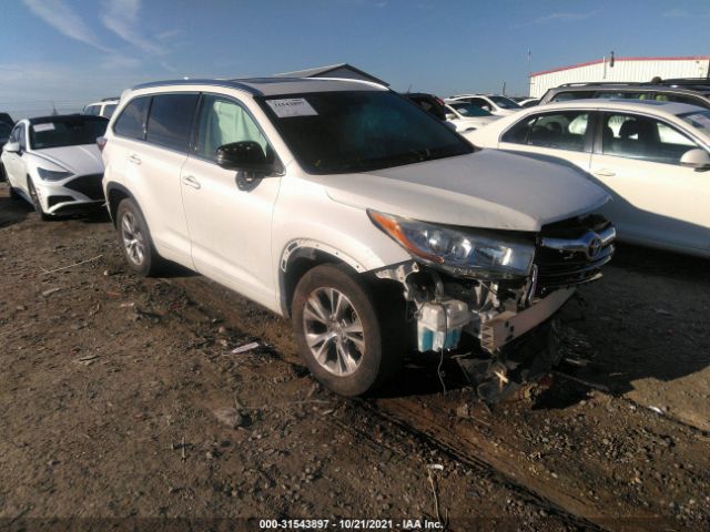 TOYOTA HIGHLANDER 2015 5tdkkrfhxfs082975