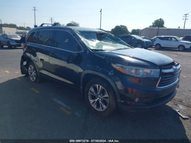 TOYOTA HIGHLANDER 2015 5tdkkrfhxfs090221