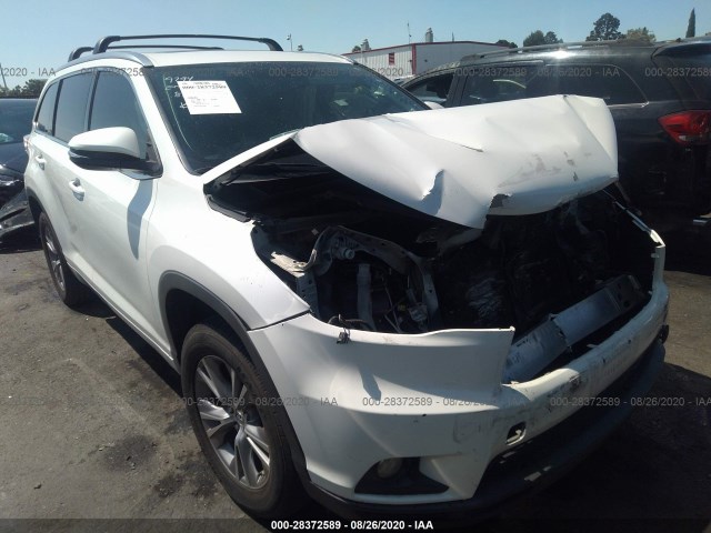 TOYOTA HIGHLANDER 2015 5tdkkrfhxfs102433