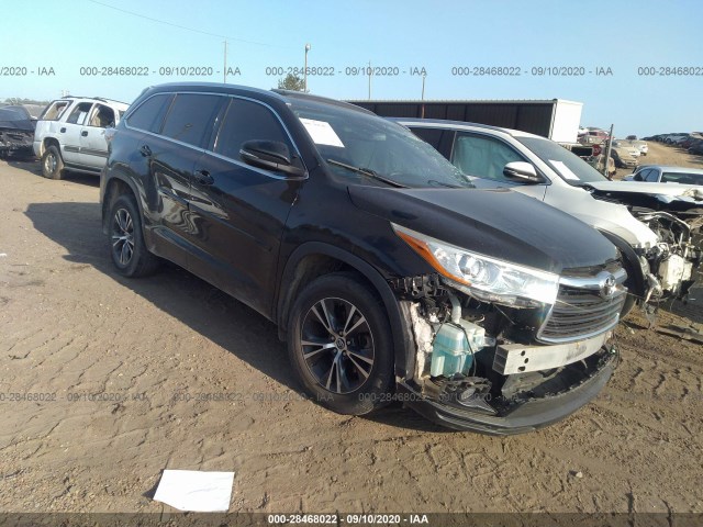 TOYOTA HIGHLANDER 2016 5tdkkrfhxgs125647