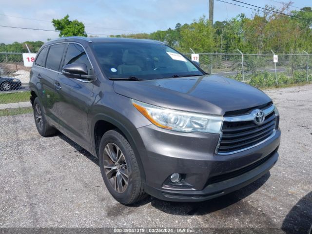 TOYOTA HIGHLANDER 2016 5tdkkrfhxgs128080