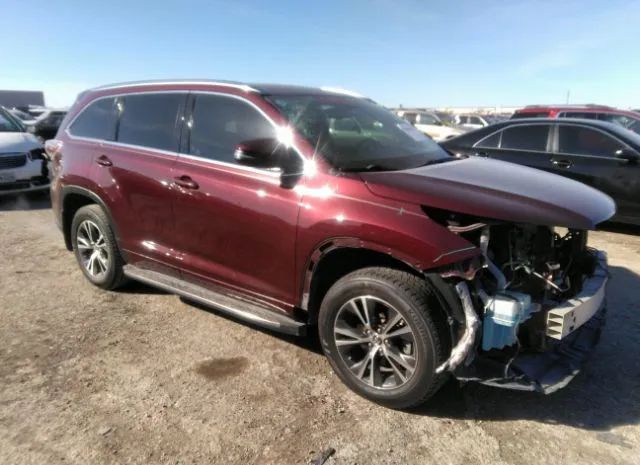 TOYOTA HIGHLANDER 2016 5tdkkrfhxgs128449