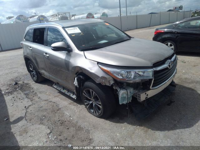 TOYOTA HIGHLANDER 2016 5tdkkrfhxgs138169