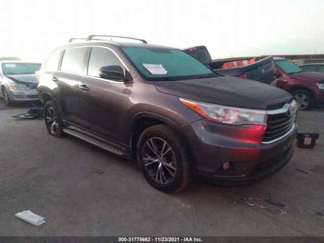 TOYOTA HIGHLANDER 2016 5tdkkrfhxgs506172