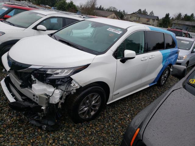 TOYOTA SIENNA LE 2021 5tdkrkec0ms015050