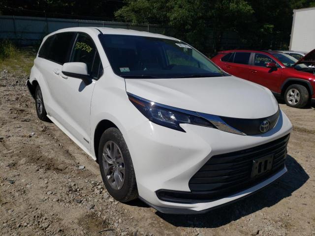 TOYOTA SIENNA LE 2021 5tdkrkec0ms028980