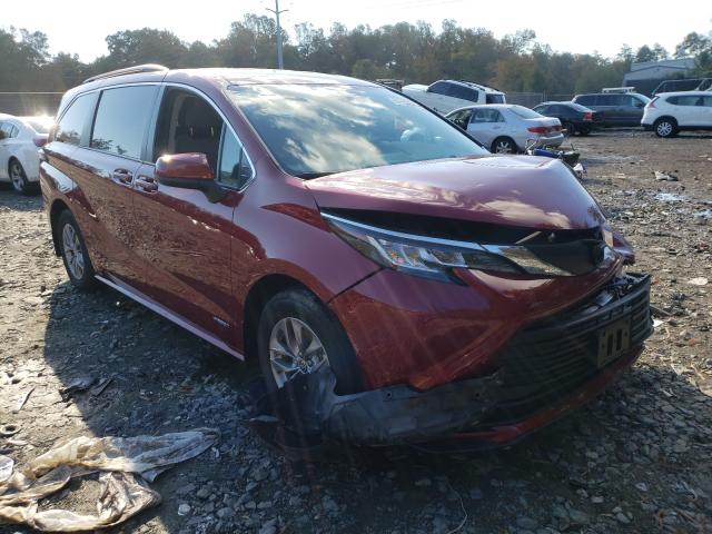 TOYOTA SIENNA LE 2021 5tdkrkec0ms033631