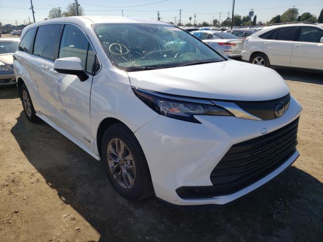 TOYOTA SIENNA LE 2021 5tdkrkec0ms044998