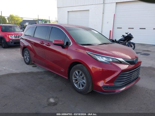 TOYOTA SIENNA 2021 5tdkrkec0ms047576