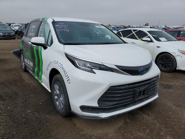 TOYOTA SIENNA LE 2022 5tdkrkec0ns092583