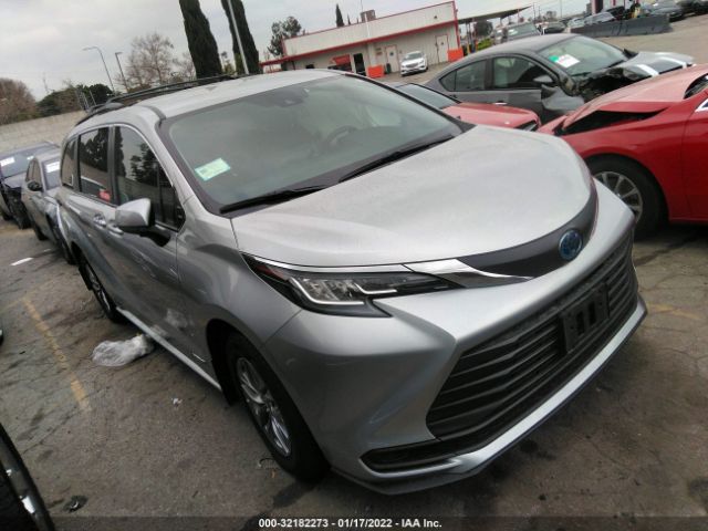 TOYOTA SIENNA 2021 5tdkrkec1ms039180