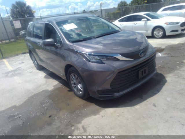 TOYOTA SIENNA 2021 5tdkrkec1ms045724