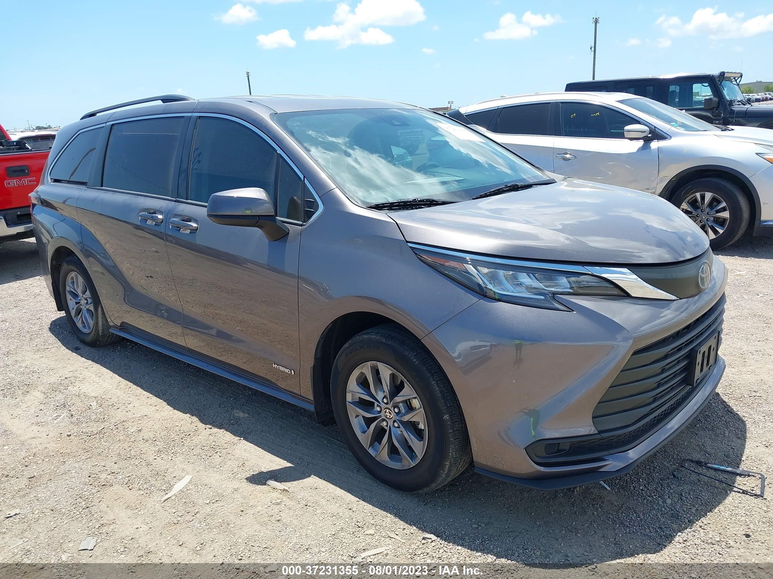 TOYOTA SIENNA 2021 5tdkrkec1ms048817