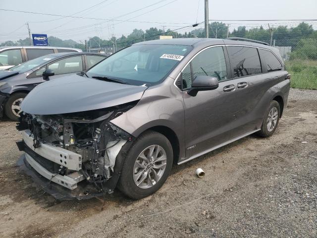 TOYOTA SIENNA LE 2021 5tdkrkec1ms059834