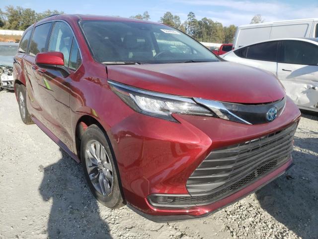 TOYOTA SIENNA LE 2022 5tdkrkec1ns098179