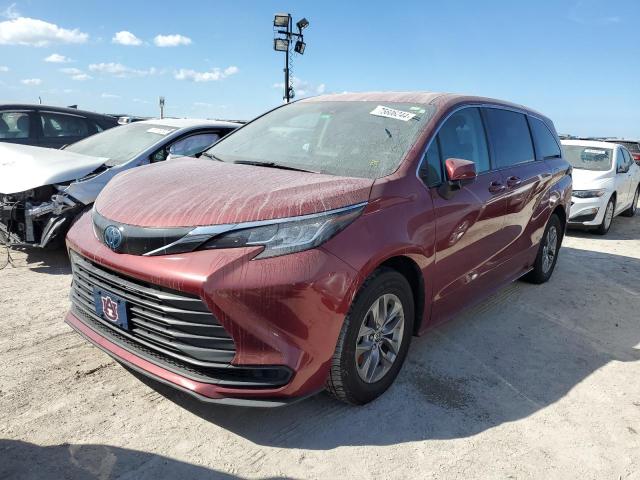 TOYOTA SIENNA LE 2022 5tdkrkec1ns101677