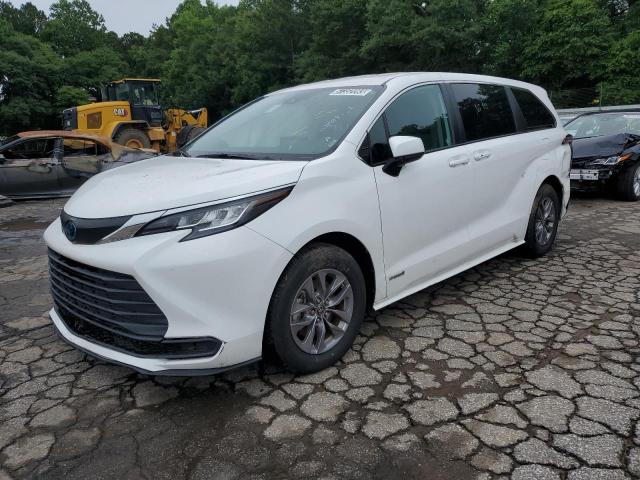 TOYOTA SIENNA LE 2021 5tdkrkec2ms036661