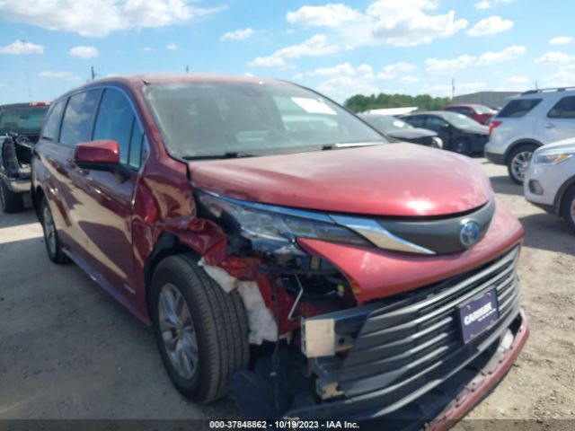 TOYOTA SIENNA 2021 5tdkrkec2ms045697