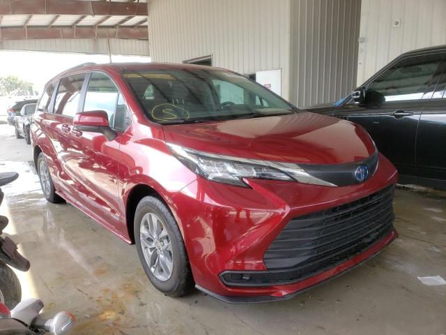 TOYOTA SIENNA LE 2021 5tdkrkec2ms073094