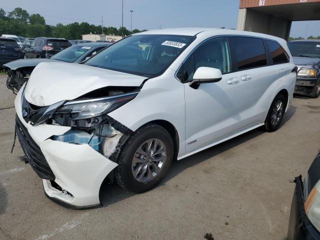 TOYOTA SIENNA LE 2021 5tdkrkec3ms015589