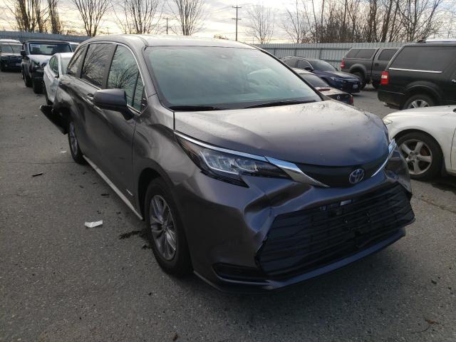 TOYOTA SIENNA LE 2021 5tdkrkec3ms021912