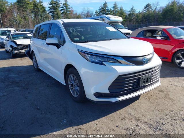 TOYOTA SIENNA 2022 5tdkrkec3ns100921