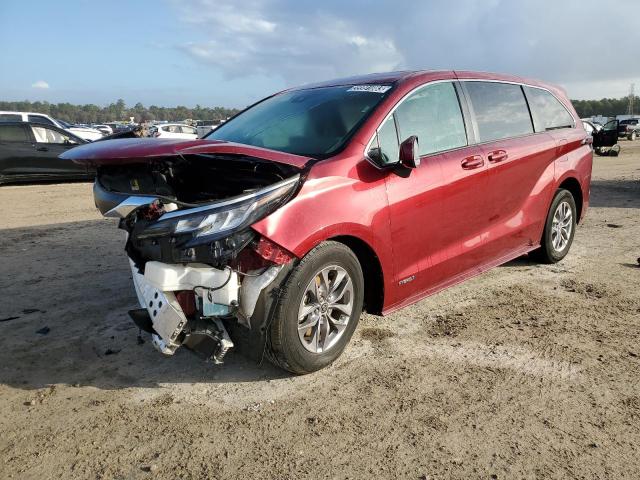 TOYOTA SIENNA LE 2021 5tdkrkec4ms044079