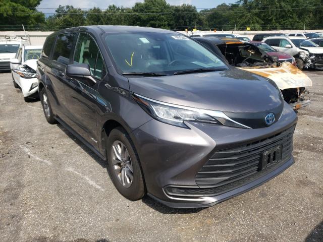 TOYOTA SIENNA LE 2021 5tdkrkec5ms014850