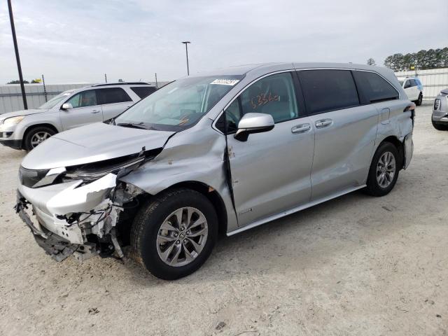 TOYOTA SIENNA LE 2021 5tdkrkec5ms017733