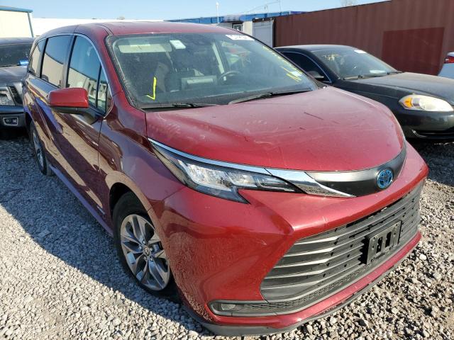 TOYOTA SIENNA LE 2021 5tdkrkec5ms020728