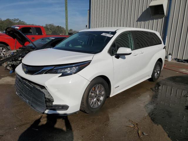 TOYOTA SIENNA LE 2021 5tdkrkec5ms026173