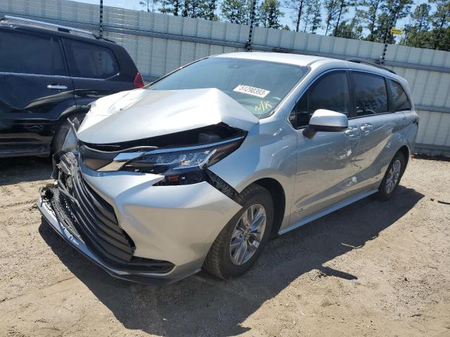 TOYOTA SIENNA LE 2021 5tdkrkec5ms036489