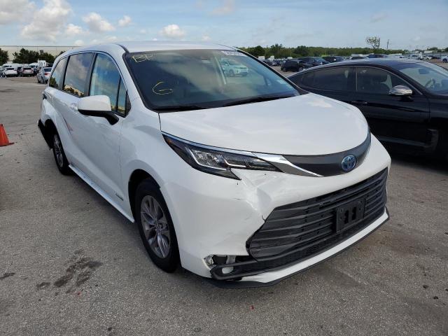 TOYOTA SIENNA LE 2021 5tdkrkec6ms042950