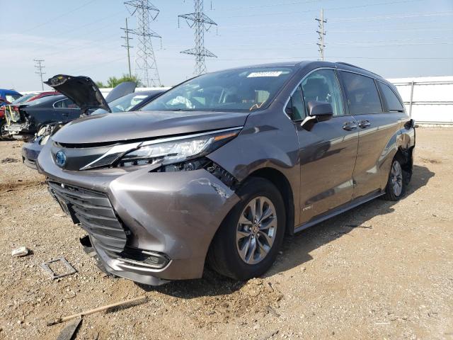 TOYOTA SIENNA LE 2021 5tdkrkec6ms063166