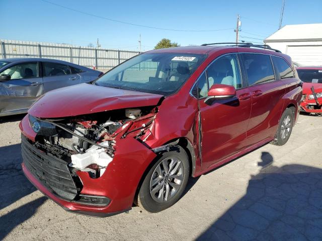 TOYOTA SIENNA LE 2022 5tdkrkec6ns122153