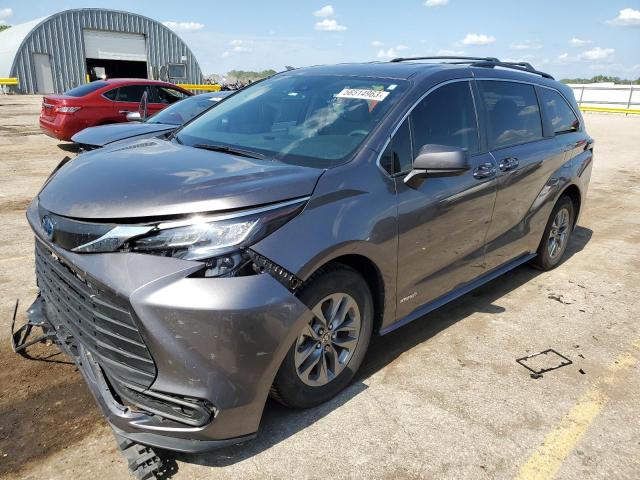 TOYOTA SIENNA LE 2021 5tdkrkec7ms049129