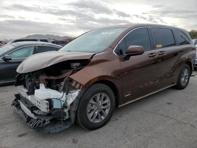 TOYOTA SIENNA LE 2021 5tdkrkec8ms035269