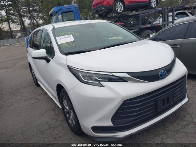 TOYOTA SIENNA 2021 5tdkrkec8ms046479